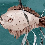 Corinna Chaumeny, Alte Scholle, 27 x 20 cm, Kunstdruck llimitiert 6/20, 100 €